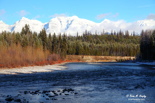 "November On The North Fork" - Metal Print