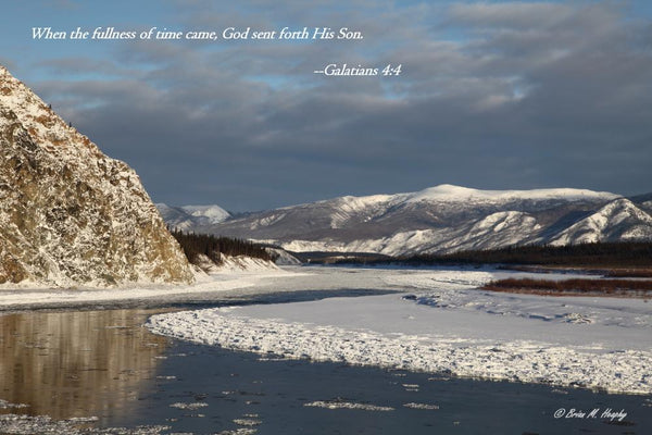 "Northern Comfort" - Scripture-versed Mounted and Laminated Print